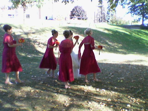Moving the bride