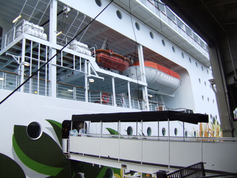 First glance of the ship