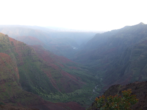 Canyon and river from the overlook