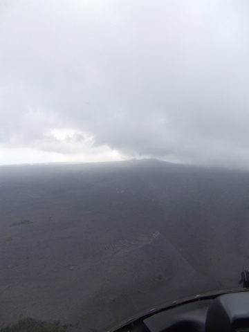 The volcano!