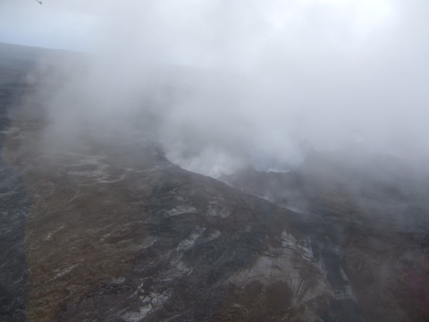 Circling the crater