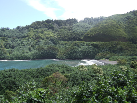 Beach on the road