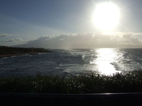 Sun is setting