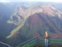 Leslie at the viewpoint