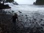 Running from the water