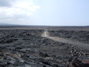 Road in the lava