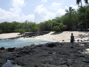 Beach and lava